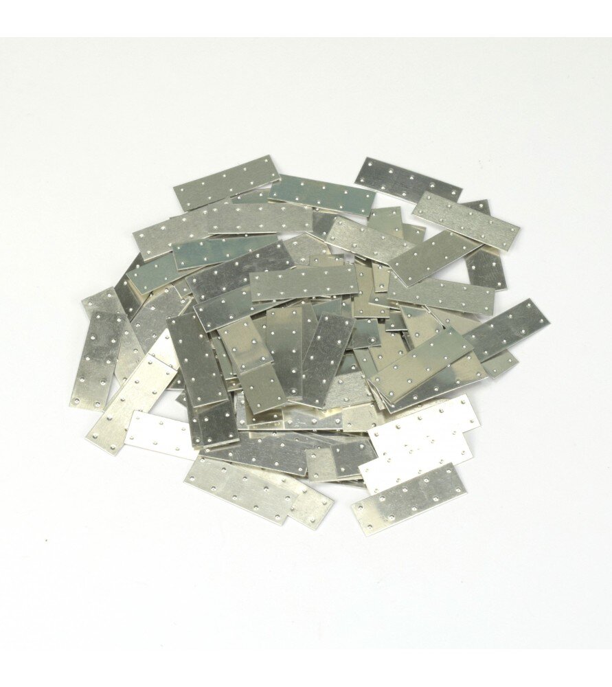 ALUMINIUM SHEET 25 x 10mm (100 u.)
