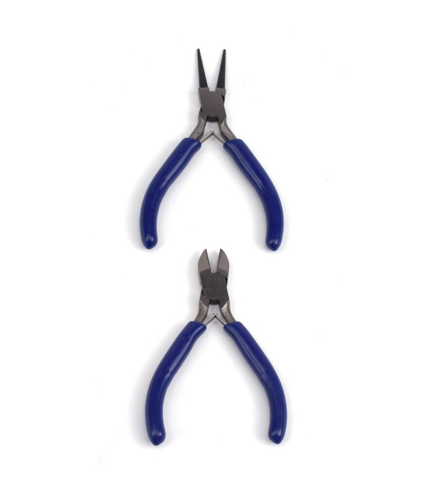 SET OF PLIERS (NEEDLE NOSE + CUTTING)