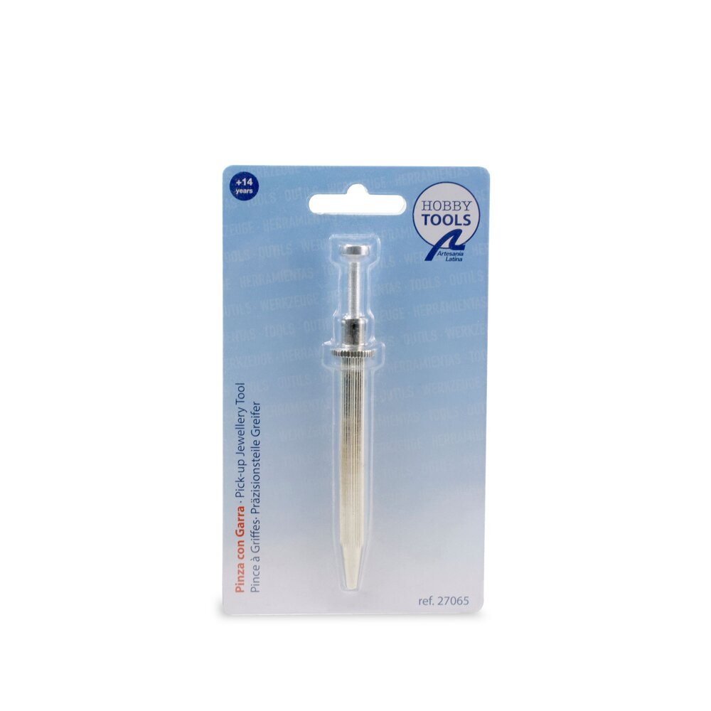 PICK UP JEWELLERY TOOL WITH 4 STEEL SPRING-GRIPS