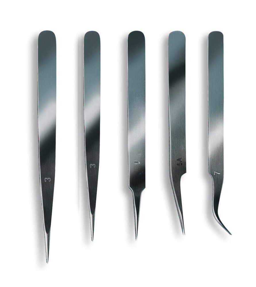 SET VAN 5 PINCETTEN