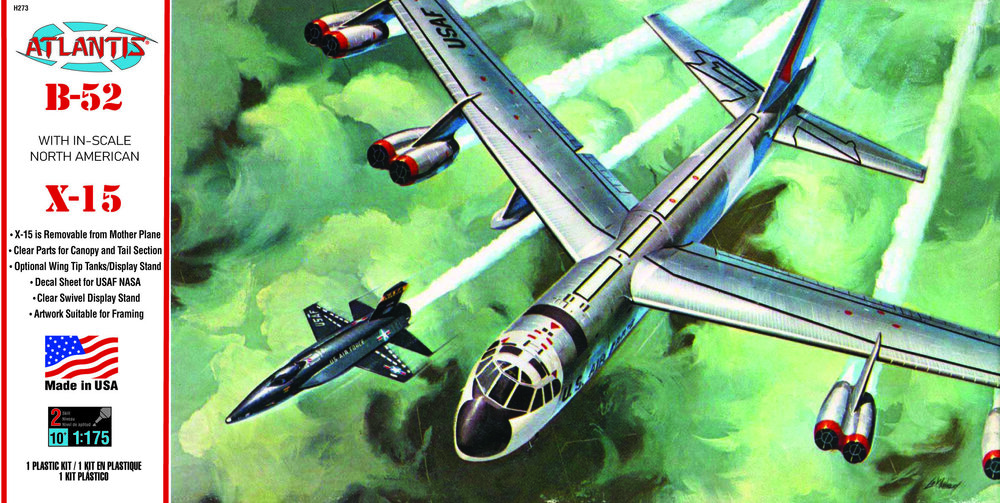 Boeing B-52 and X-15 with Swivel Stand