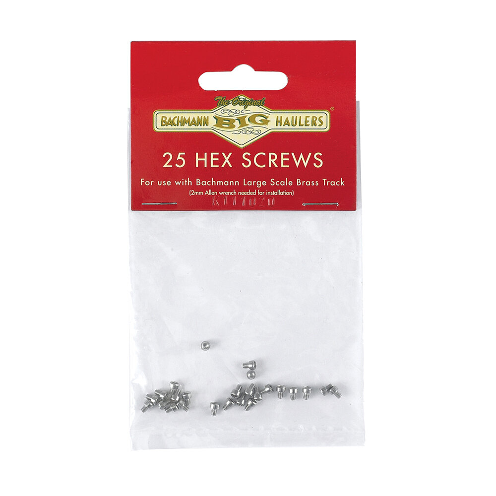Stainless Steel Hex Screws (25/Bag)