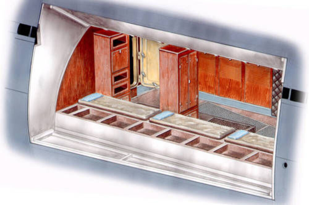U-Boot typ IX Front Crew Quarters for REV