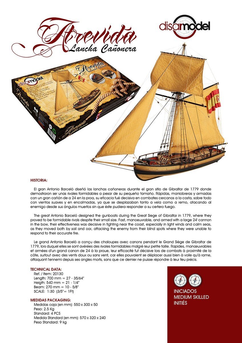ATREVIDA, Gunboat