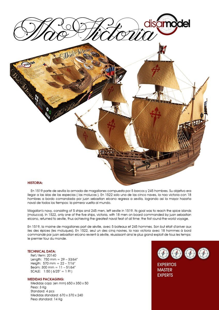 NAO VICTORIA, Spanish carrack