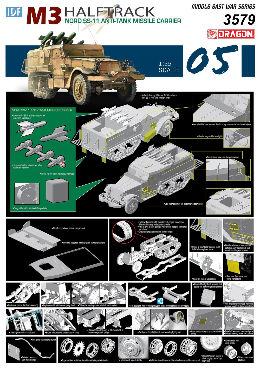 1/35 IDF M3 Halftrack Nord SS.11