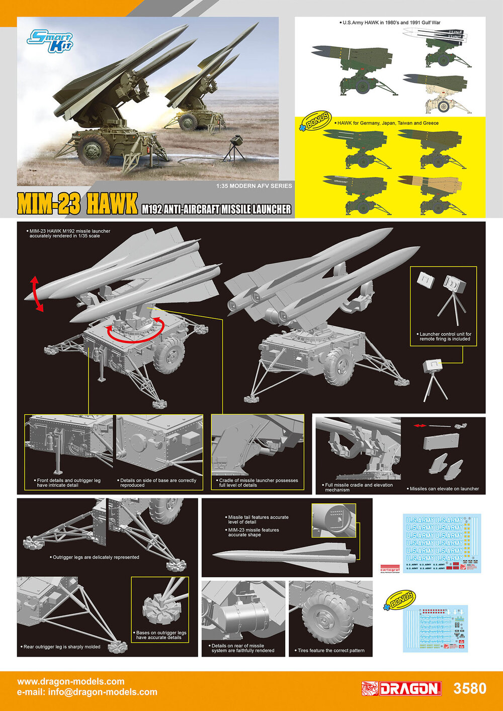 MIM-23 Hawk M192 Antiaircraft Missle Launcher