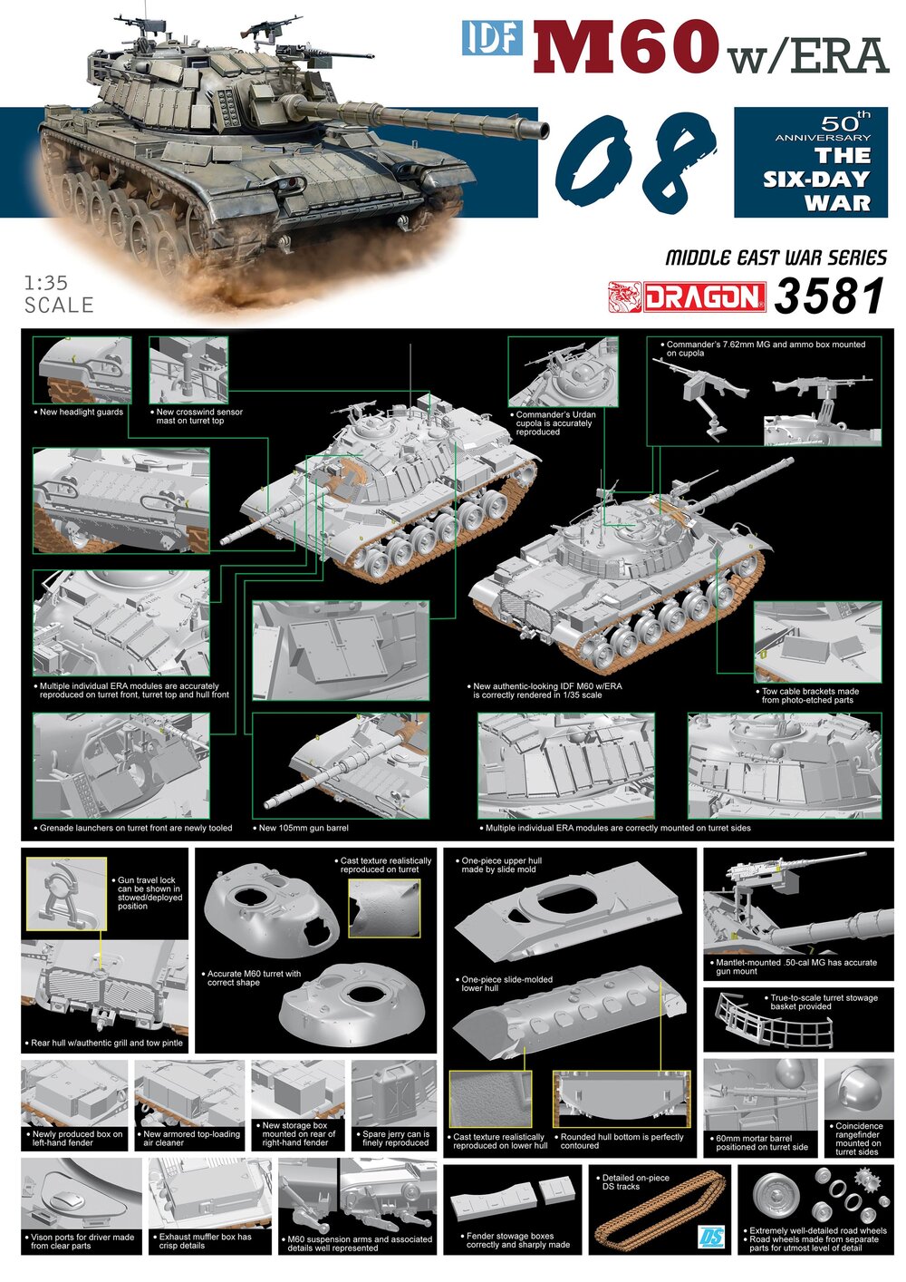 1/35 IDF M60 w/Explosive Reactive Armor