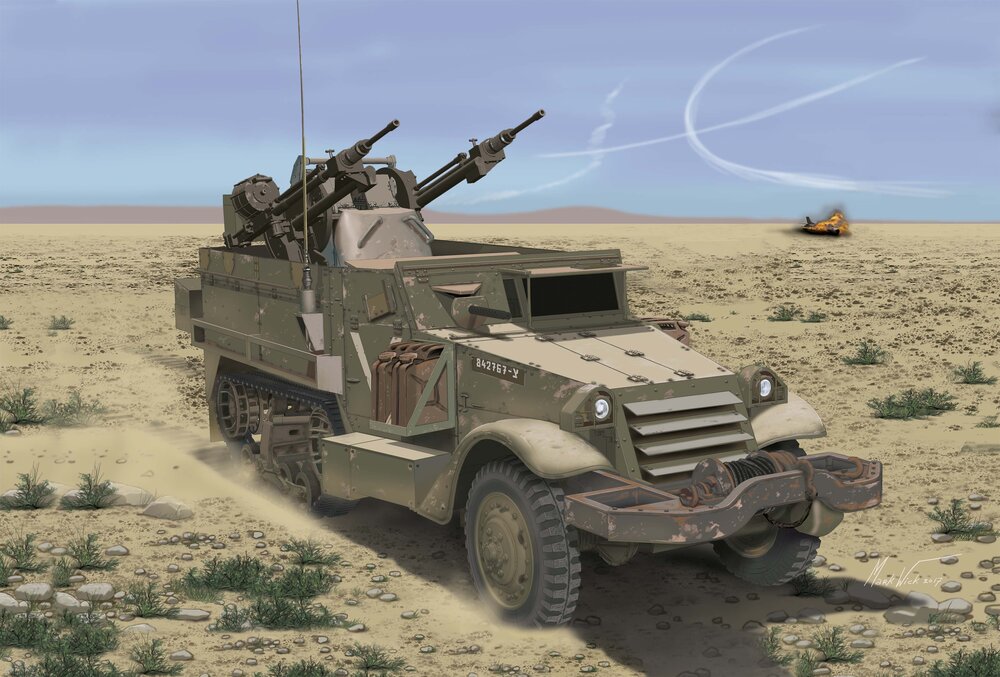 IDF M3 Halftrack w/TCM-20 Anti-Aircraft Gun