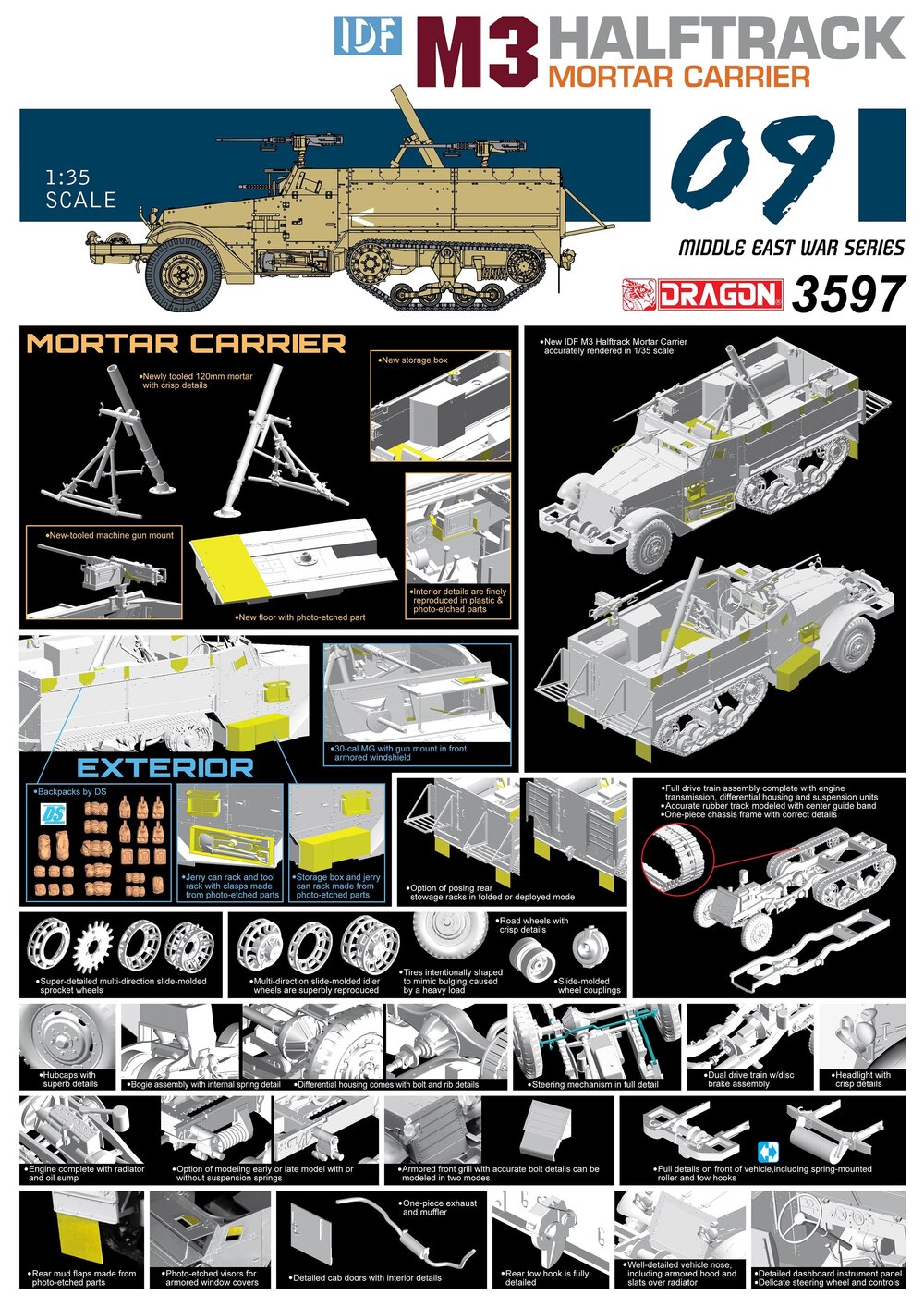idf m3 Halftrack mortar Carrier