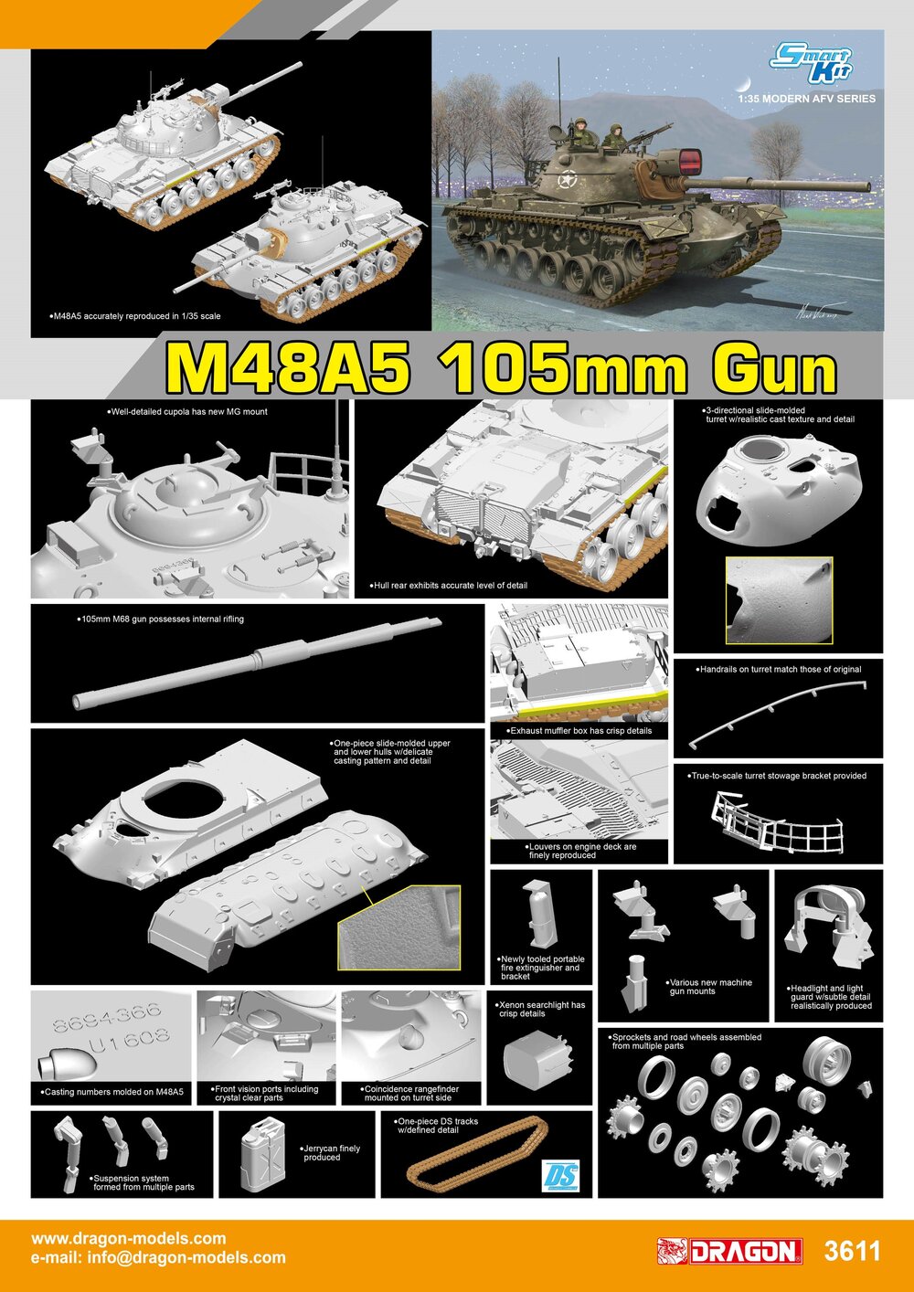 M48A5 105mm Gun