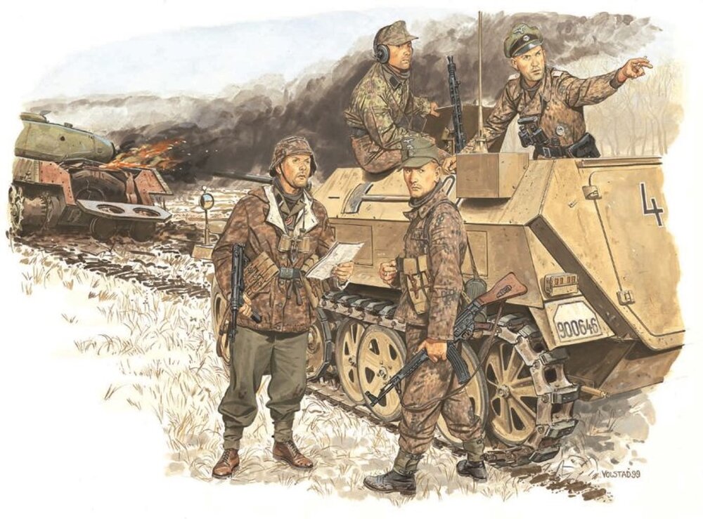 Amored Reconnaissance Wicking division Hungary 1945