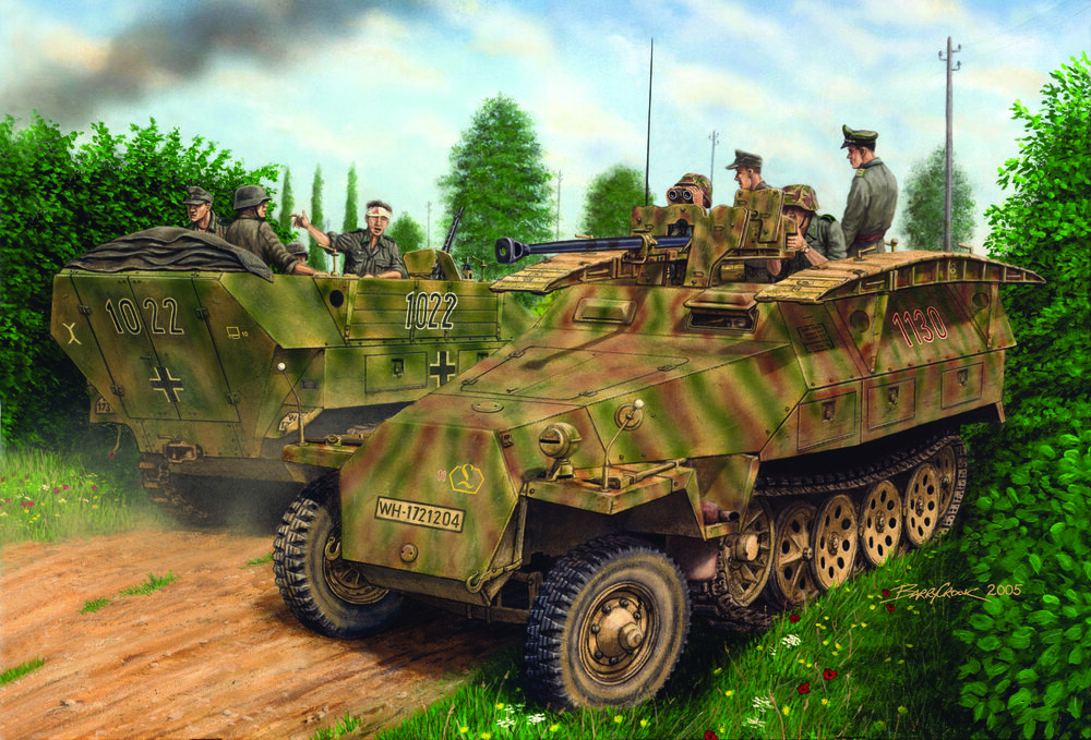 Sd.kfz. 251/7 ausf. D Pionier - 3 versies