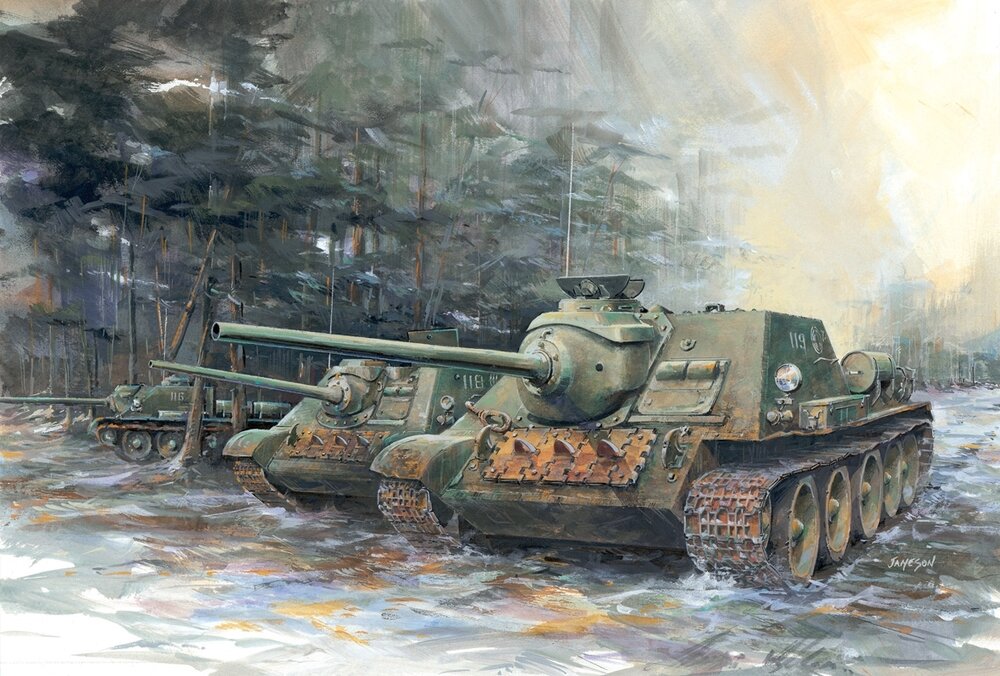 Soviet SU-85M Tank Destroyer