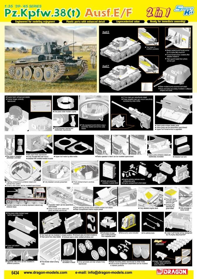 Pz Kpfw.38 (t) Ausf.E/F (smartkit)