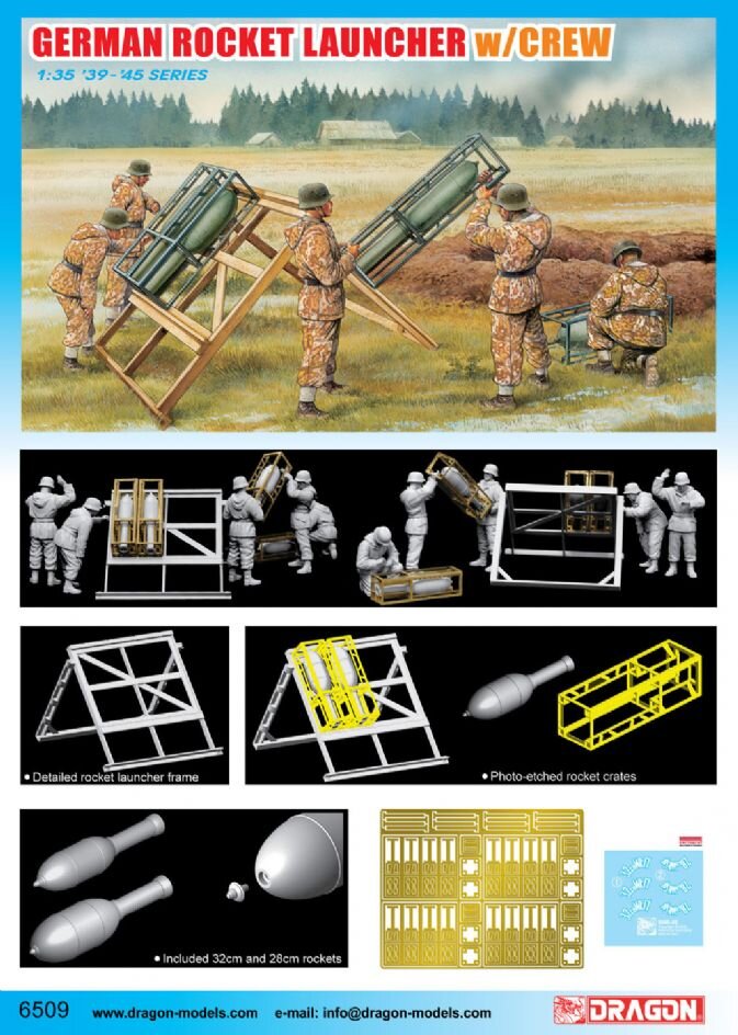 German Rocket Launcher w/crew