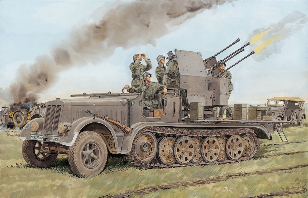 Sd.Kfz 7/1 2cm Falkvierling 38