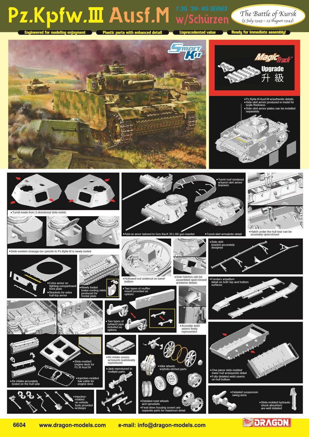 PZ.KPFW.III AUSF.M w/SCHURZEN, KURSK 1943