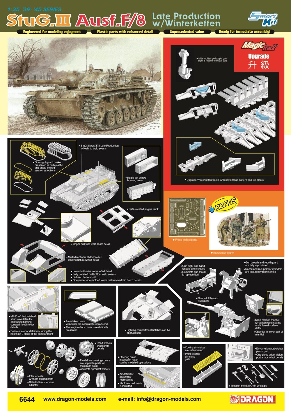 Stug G.III Ausf.F/8 Late Production w/Winter Track (Smart kit)