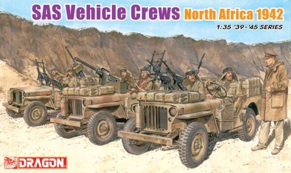 SAS Commander and 1/4-ton 4x4 truck crews