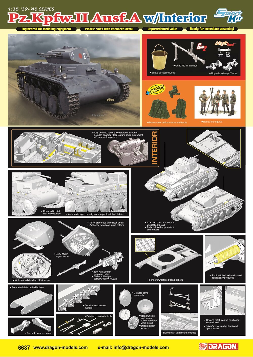 Pz.Kpfw.II Ausf A w/ Interior