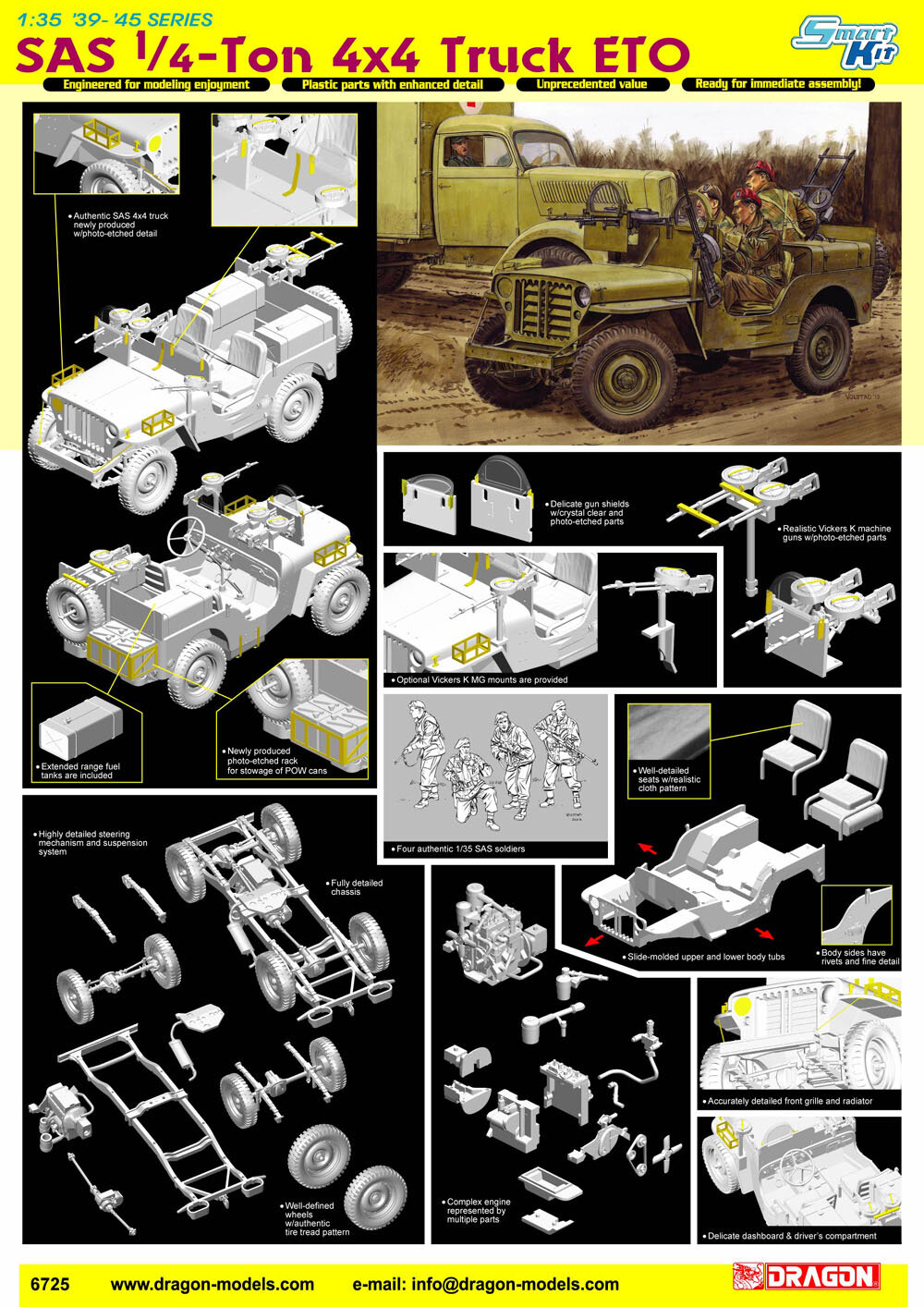 SAS Raider 4x4 Truck ETO 1944+2nd sas Regime