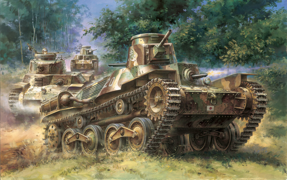 IJA type 95'ha'' light tank Ha-Go Early