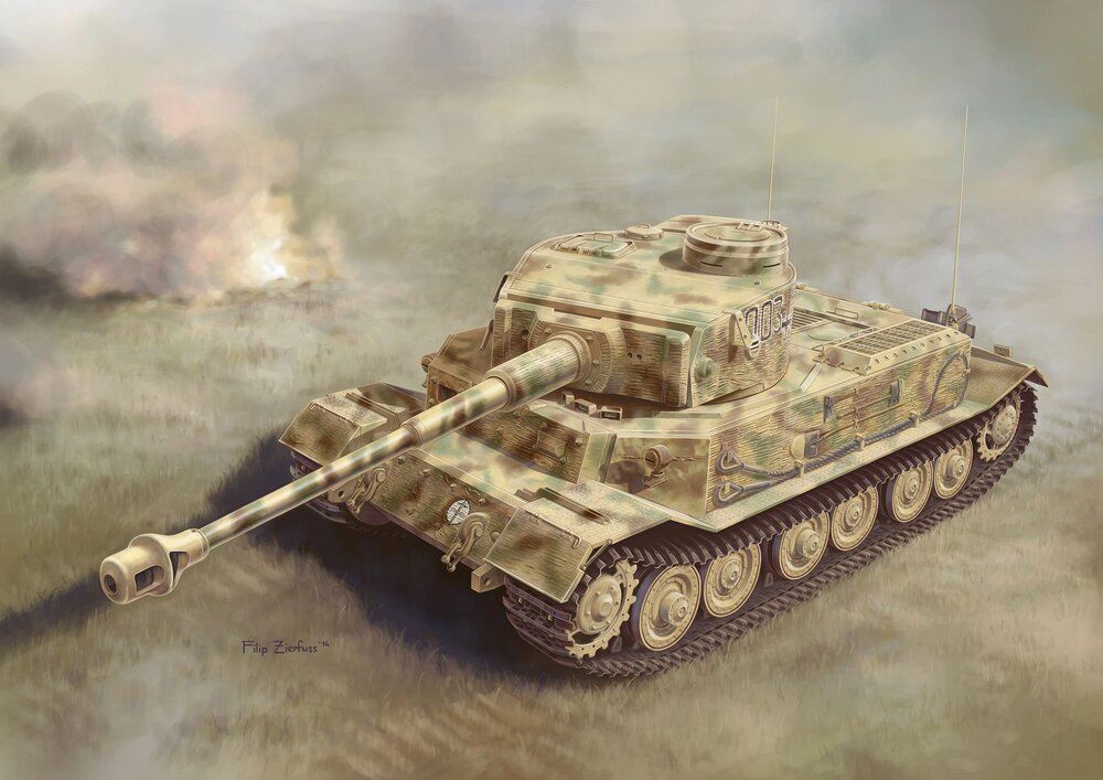 Panzerkampfwagen VI(P) w. Zimmerit