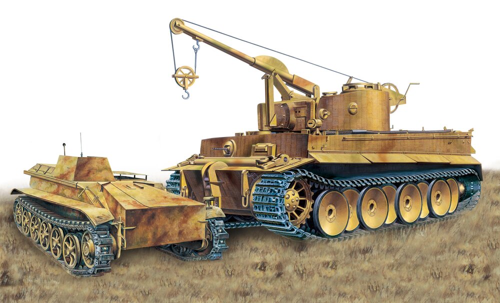 Bergepanzer Tiger w/Borgward IV Ausf.A