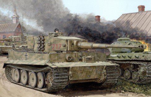 Tiger I Mid-Prod. w/zimmerit Otto Carius