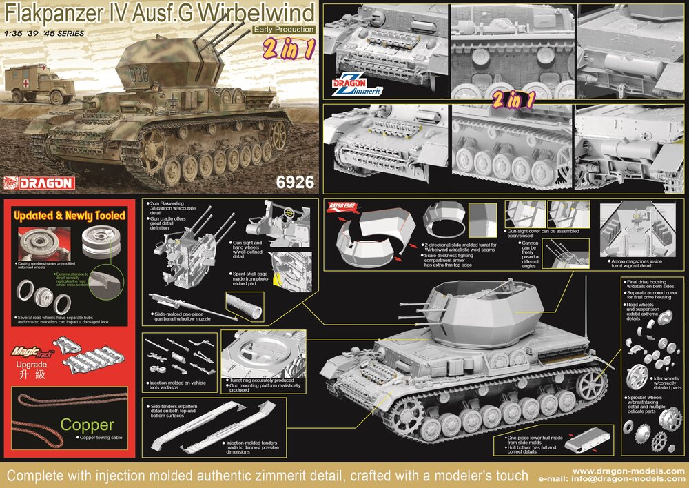 Flakpanzer IV Ausf.G ″WIRBELWIND″ early prod. w/zimmerit (2026 version)