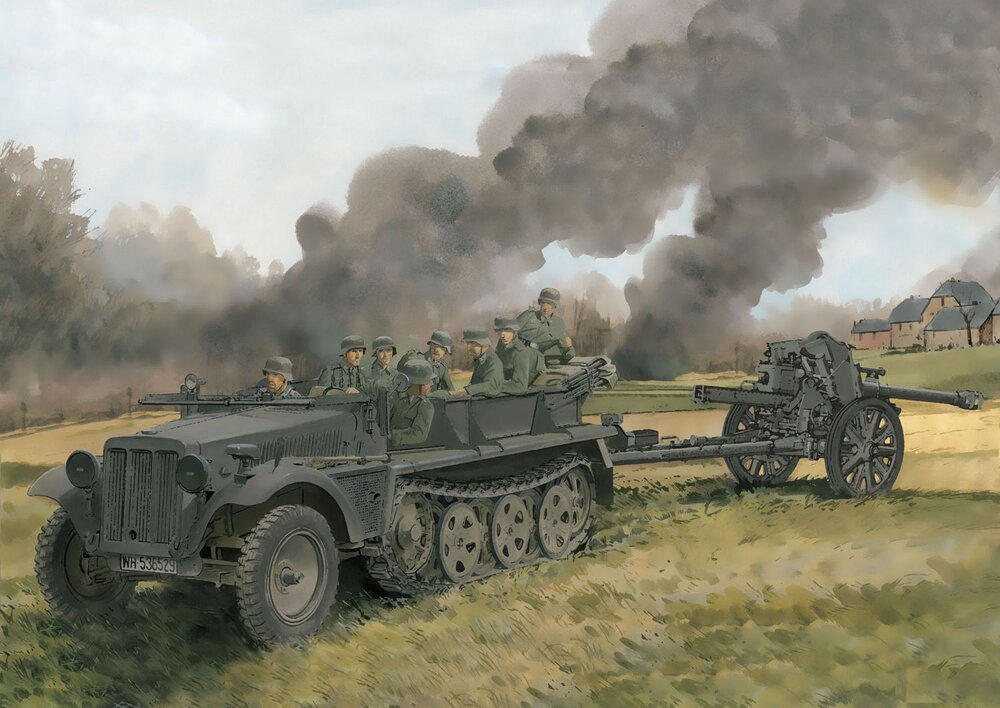 Sd.Kfz.10+10,5cm Le.FH.18/40
