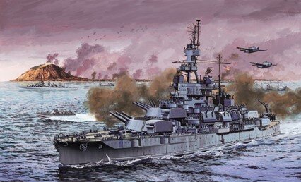 U.S.S. PENNSYLVANIA BB-38 1944