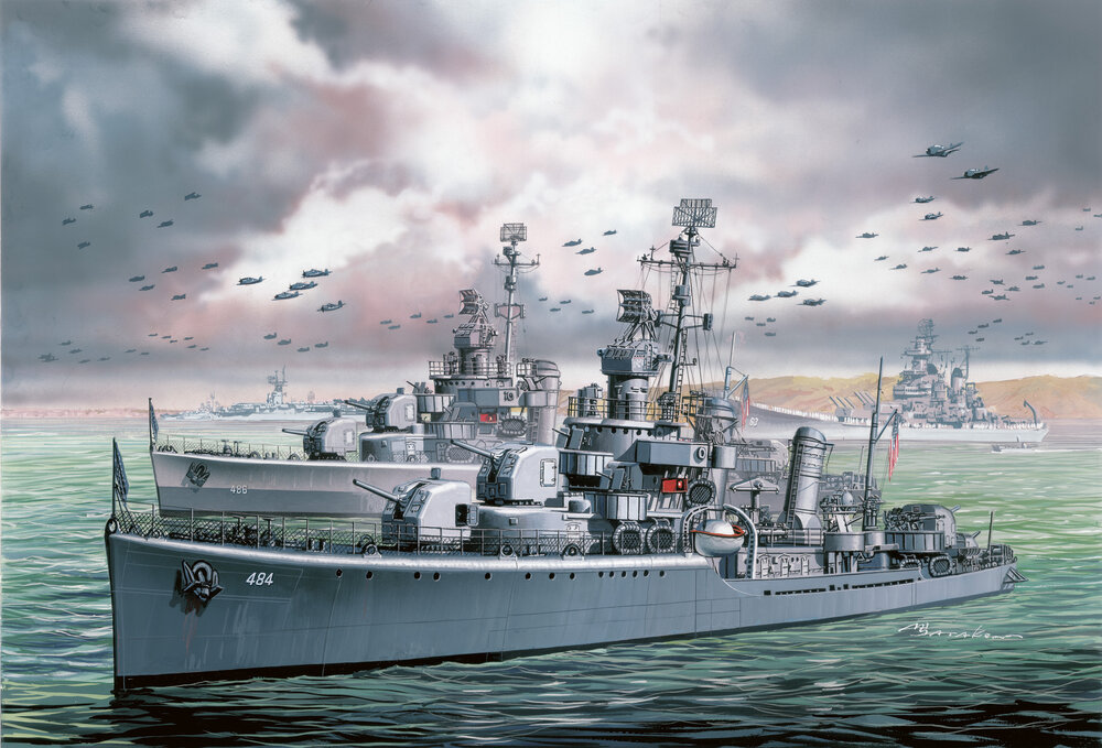U.S.S.Buchanan DD-484,1945
