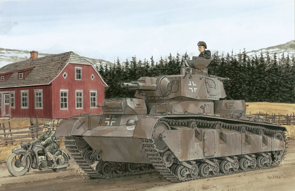 Neubau-Farzeug Nr3-5 Rheinmetall-Fahrestell und kruppe