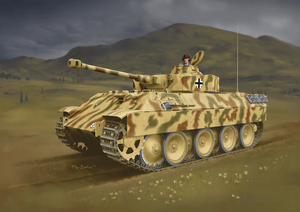 Berge-Panther mit Aufgesetzem Pz.KpfwIV