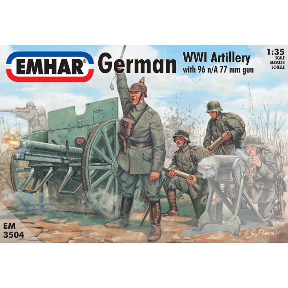 GERMAN ARTILLERY WWI 1:35