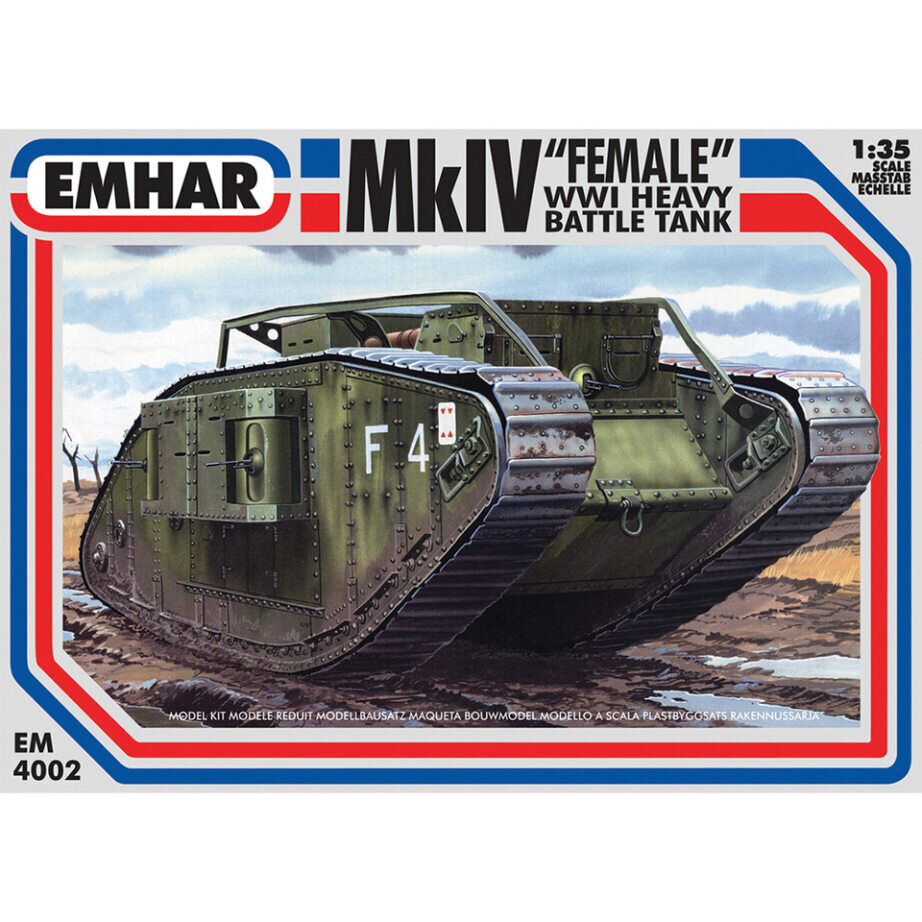 MK IV FEMALE WW1 TANK1:35