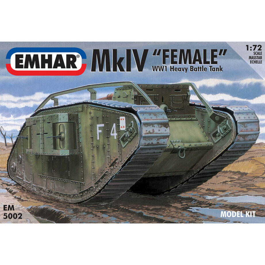 MK IV FEMALE WWI TANK1/72