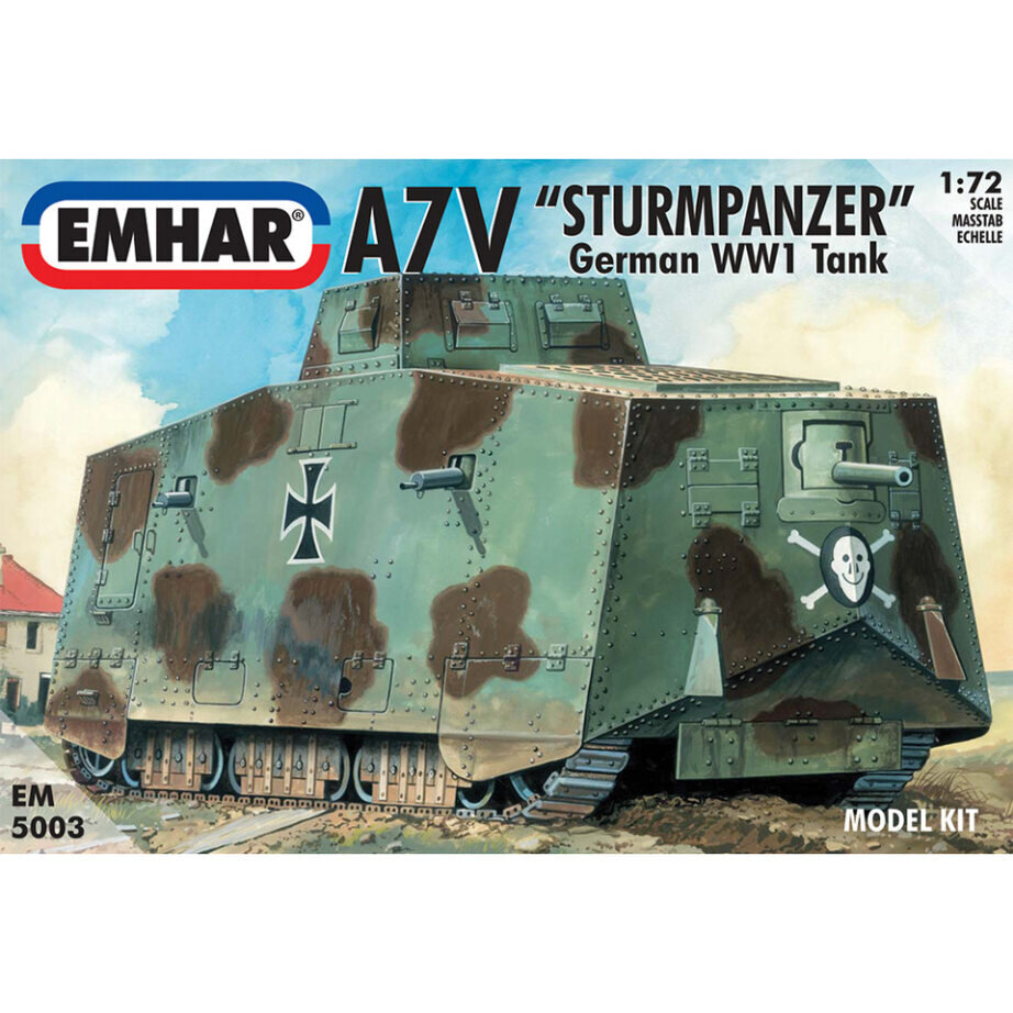 A7V GERMAN WWI TANK 1:72