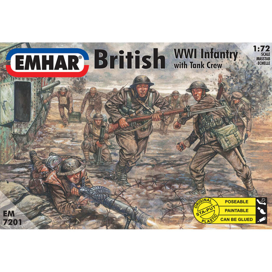 BRIT.INF.&TANKCR.WW1 1:72