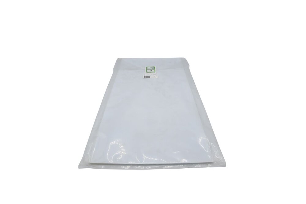 Gladde plaat 30,5x61cm - Wit 0.5