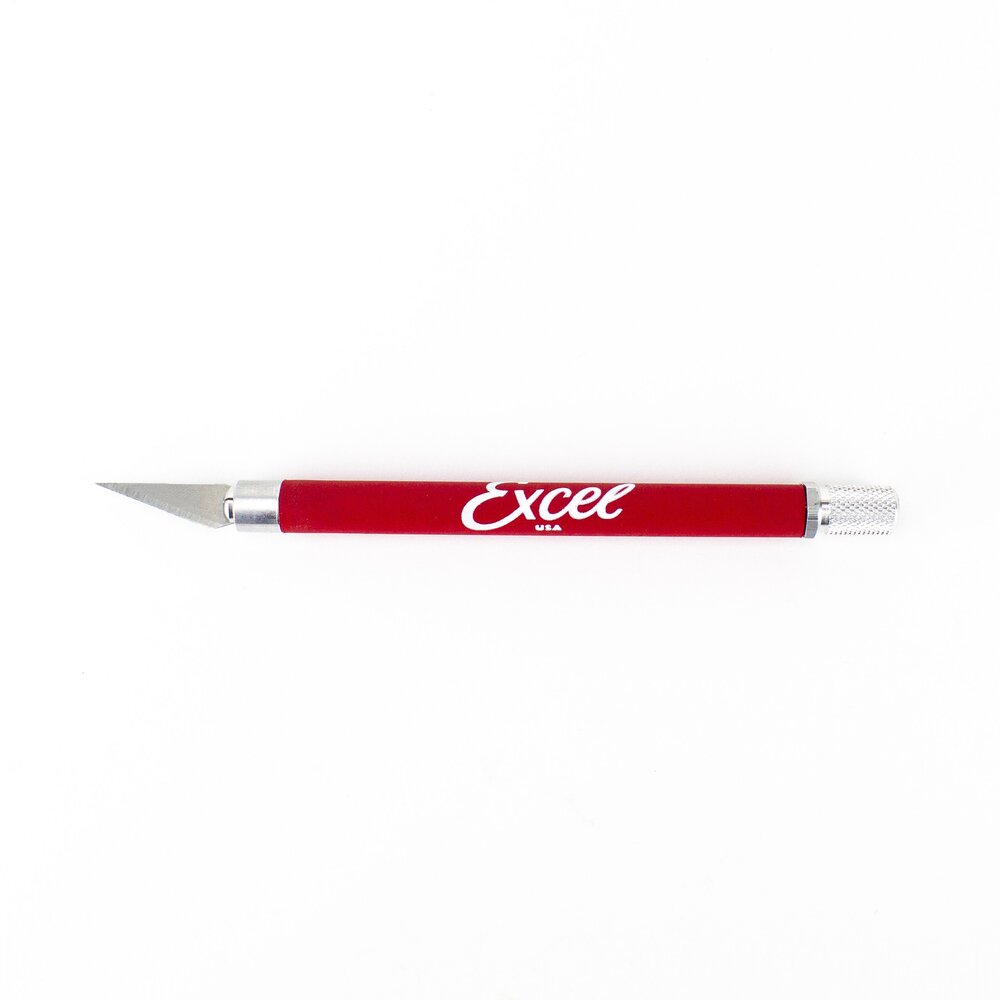 K18 Grip-On Knife Red with Safety Cap