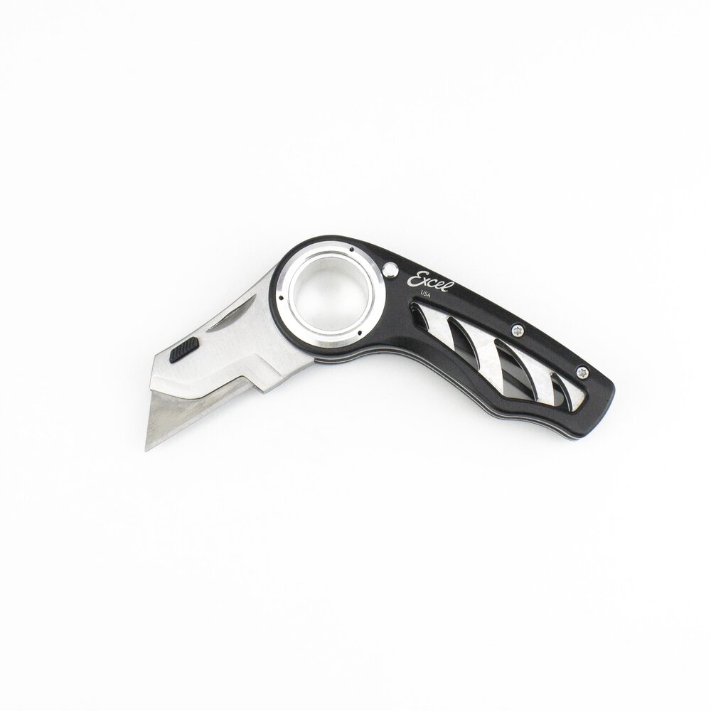 K60 REVO - Folding Utility Knife Black