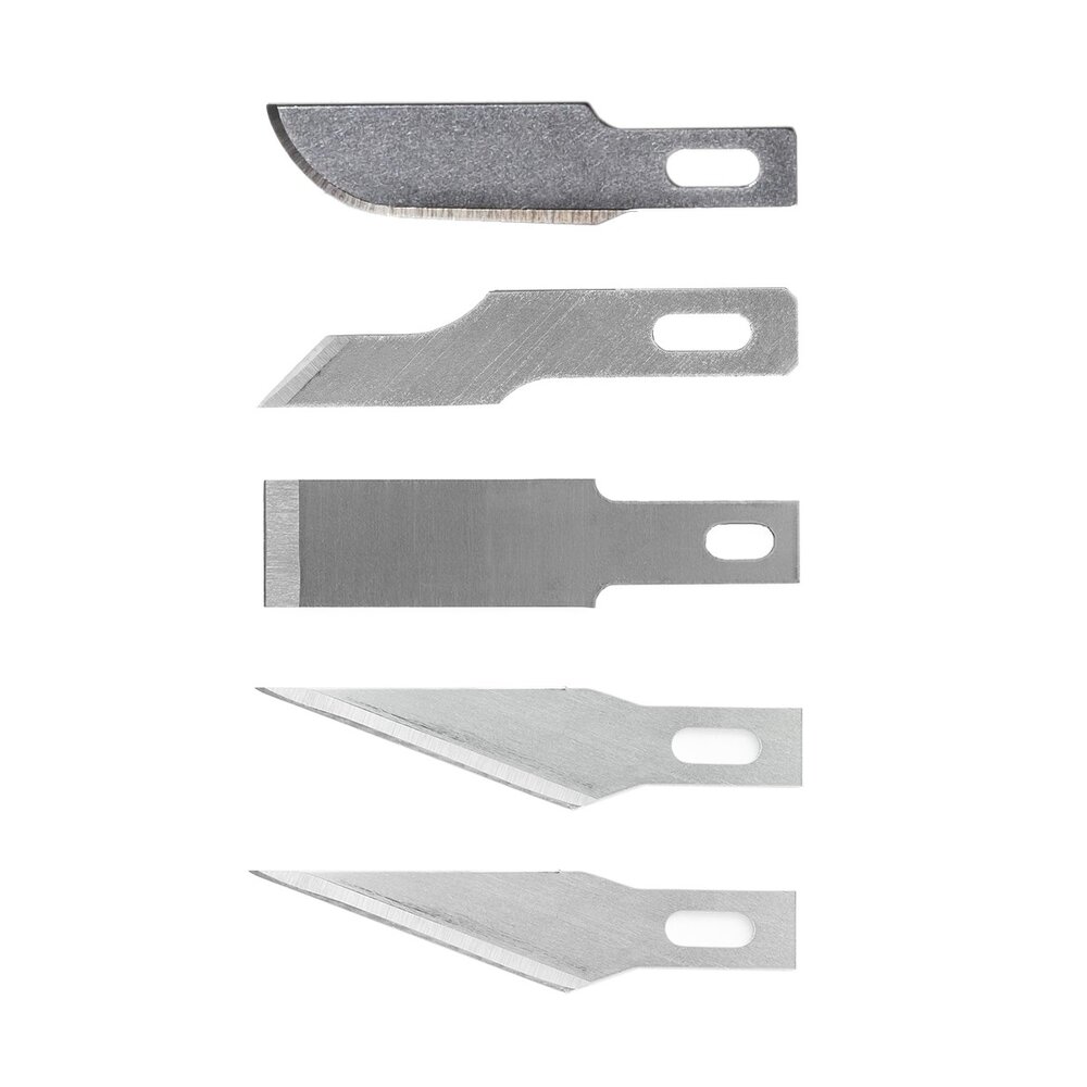 5 Assorted Light Duty Blades 1 - #10, 16, 17 & 2 - #11