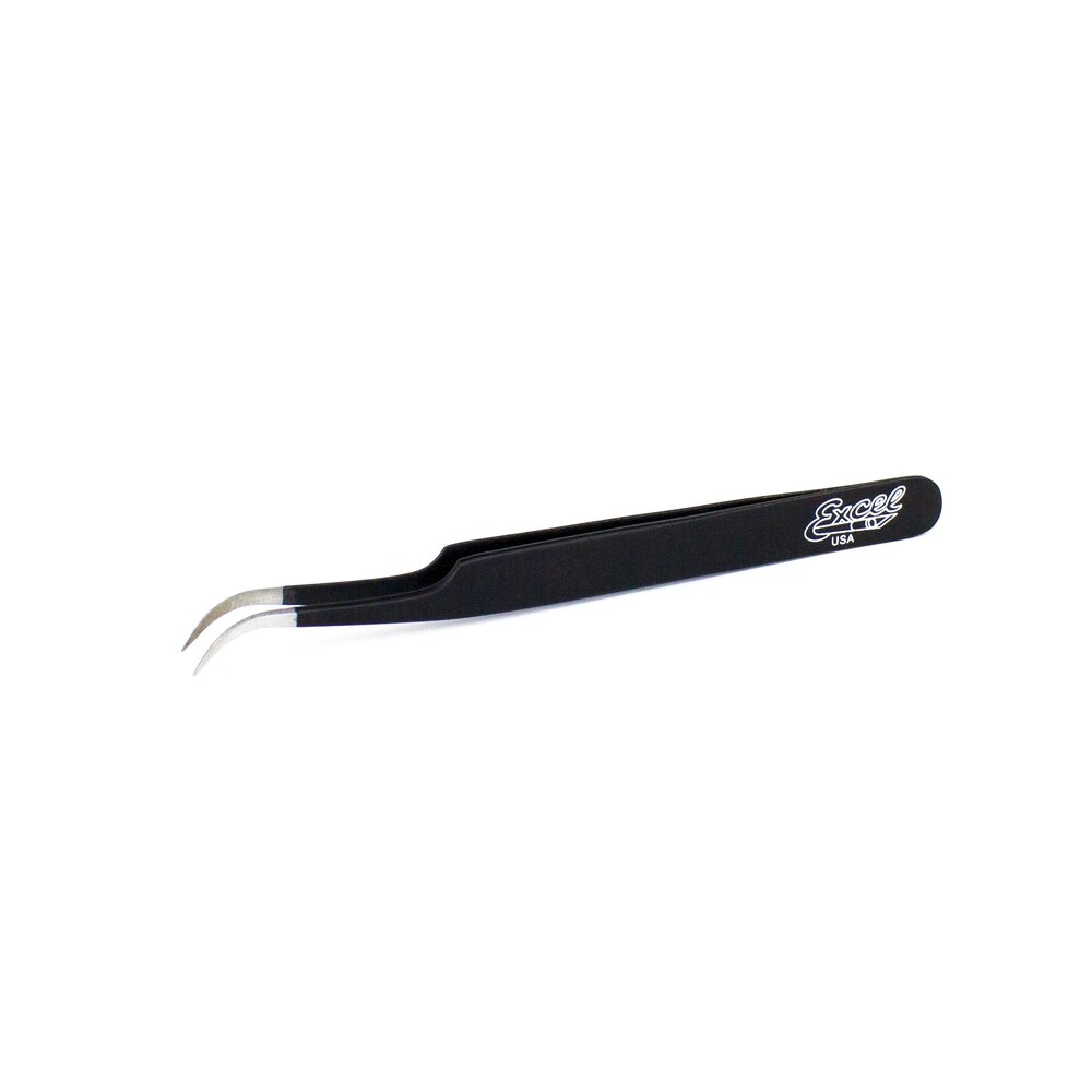 Slant Point Tweezers (Black)