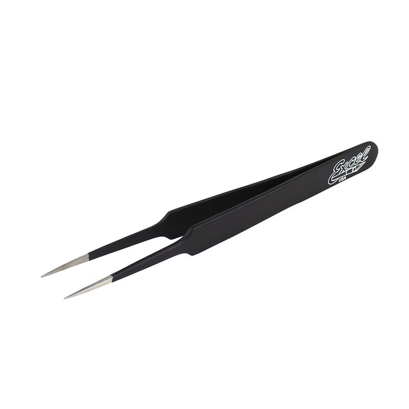 Straight Point Tweezers (Black)