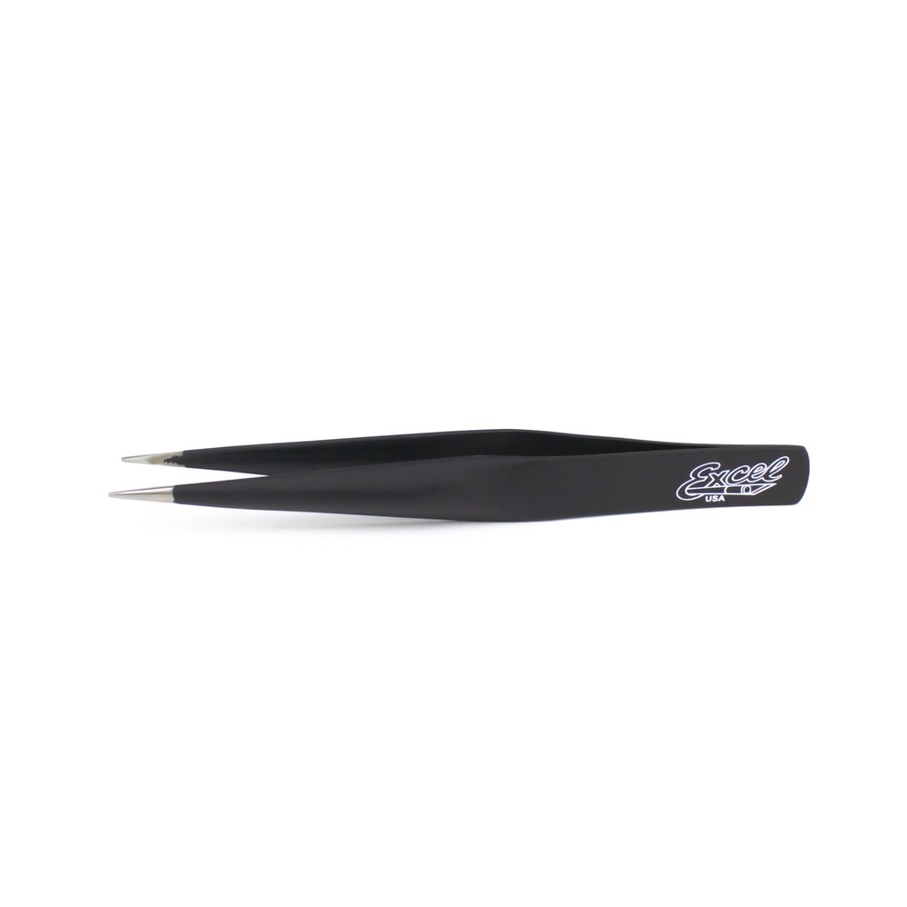 Hollow Handle Tweezers (Black)