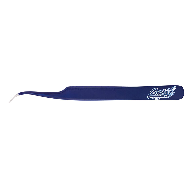 Slant Point Tweezers (Blue)
