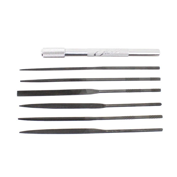 6 Assorted File Set with Handle, Cut #2